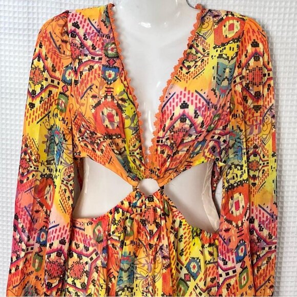 SHEIN ladies Vibrant Multicolor Long - Picture 1 of 8